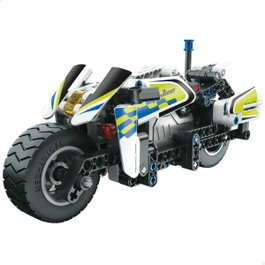 Color Baby Juego de Construcción Moto Policía retrofricción 193 piezas