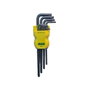 Mota Herramientas Juego 9 Llaves Torx Tamper Extra Largas T10-T50