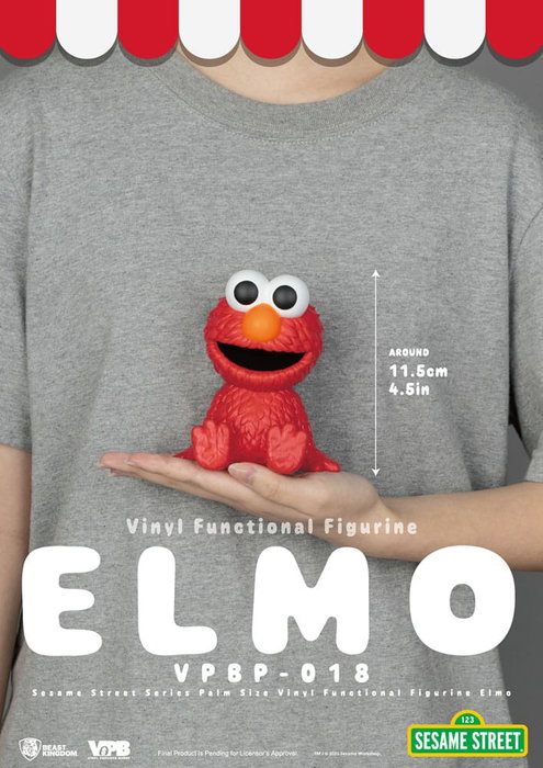 Sesame Street Vinyl huchas Elmo 12 cm