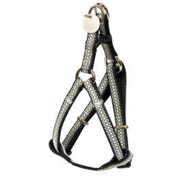 Nayeco Arnés Mac Leather Cross Negro 10mm x 26-40cm