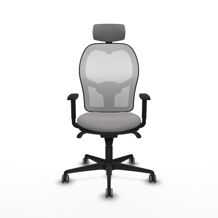 PIQUERAS Y CRESPO Silla de oficina Jorquera Gris y Blanca