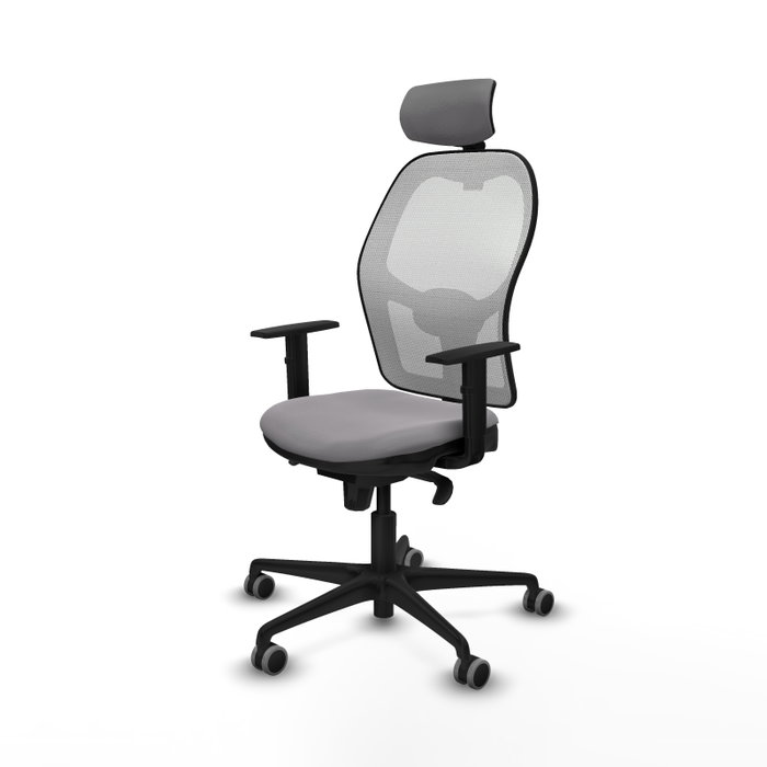 PIQUERAS Y CRESPO Silla de oficina Jorquera Gris y Blanca
