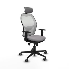 PIQUERAS Y CRESPO Silla de oficina Jorquera Gris y Blanca