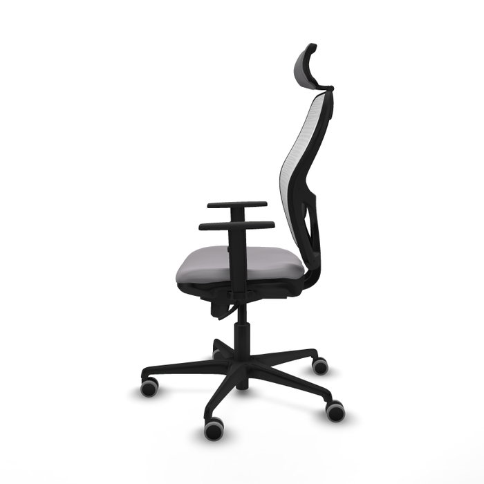 PIQUERAS Y CRESPO Silla de oficina Jorquera Gris y Blanca