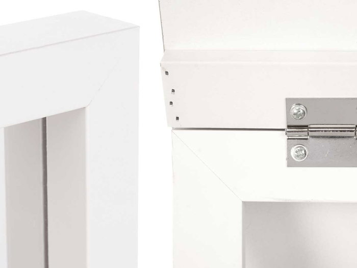 Giftdecor Espejo de Pie 30 x 120 cm Blanco (Set de 6)