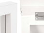 Giftdecor Espejo de Pie 30 x 120 cm Blanco (Set de 6)