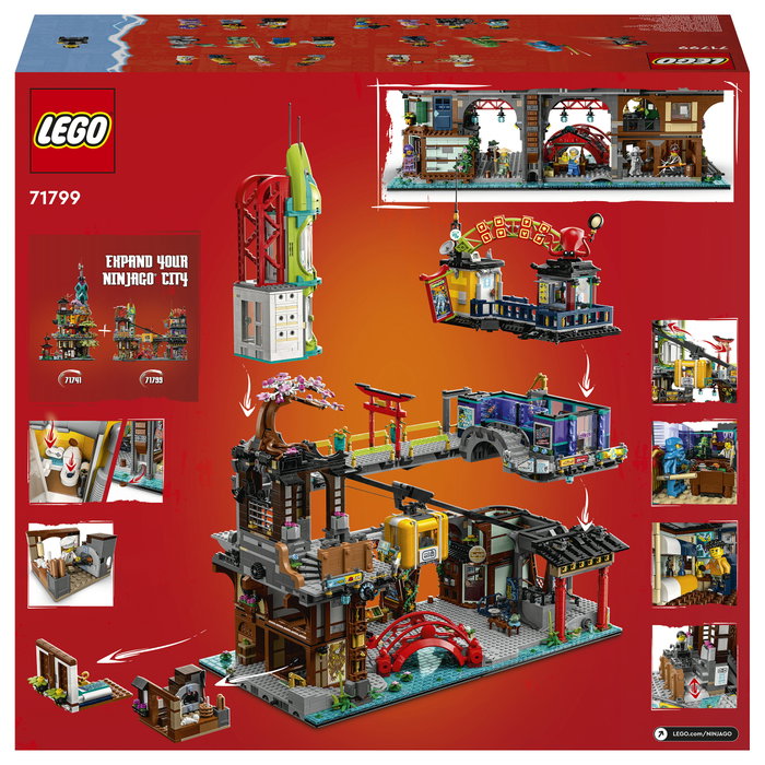 LEGO Ninjago 71799 Mercados de la Ciudad de NINJAGO® LEGO Ninjago 71799 Mercados de la Ciudad de NINJAGO®