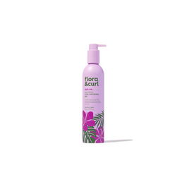 Flora Curl Gel Definidor de Rizos Sweet Hibiscus 300ml con Pantenol y Proteína de Soja para Rizos Definidos y con Brillo