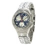 CHRONOTECH Reloj CT7139L-03M para mujer con esfera azul y caja plateada