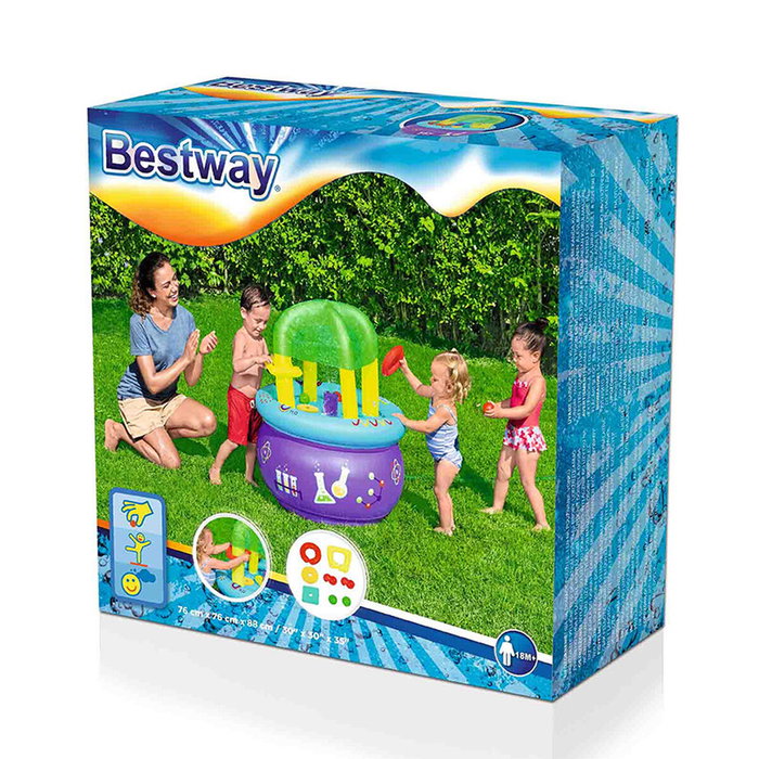 Bestway Mesa de Aprendizaje Juegos Hinchable 76x76x88 cm +18 Meses Interior y Jardin 52573 Bestway Mesa de Aprendizaje Juegos Hinchable 76x76x88 cm +18 Meses Interior y Jardin 52573