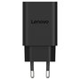 Lenovo ZG38C07909 Cargador USB-A 20W de Pared Negro
