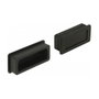 DeLOCK 60160 Cubierta antipolvo para puerto DVI, 10 unidades, Negro