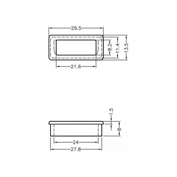DeLOCK 60160 Cubierta antipolvo para puerto DVI, 10 unidades, Negro