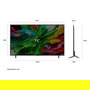 LG 75QNED85A6C Televisor 75" QNED evo MiniLED 4K UHD 3840x2160, 120Hz, Smart TV, Wifi 6, 4xHDMI, Negro