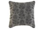 DKD Home Decor Cojín de Algodón Bordado Gris Claro Precious23