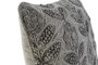 DKD Home Decor Cojín de Algodón Bordado Gris Claro Precious23