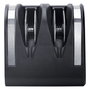 Steba KS 1 Afilador de cuchillos eléctrico con rectificado de 2 fases, Plata / Negro