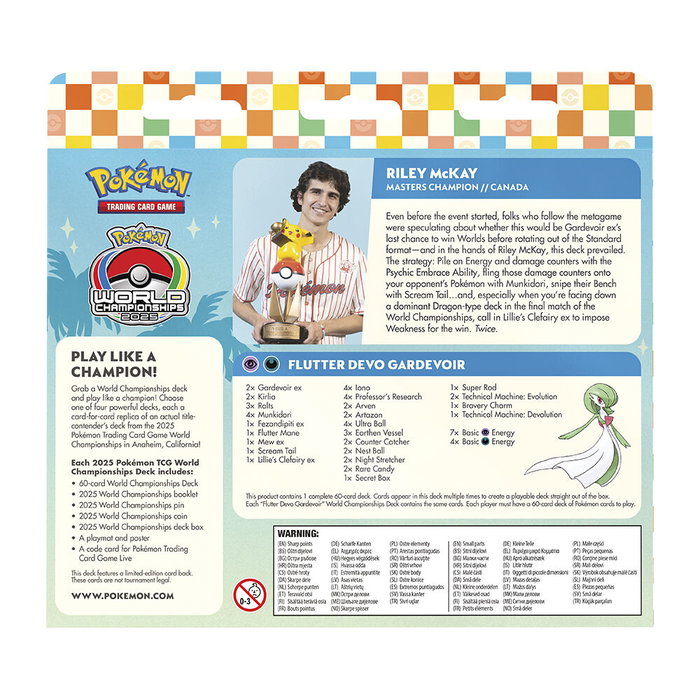Pokémon TCG World Championship Decks 2025 Mazo Inglés 1