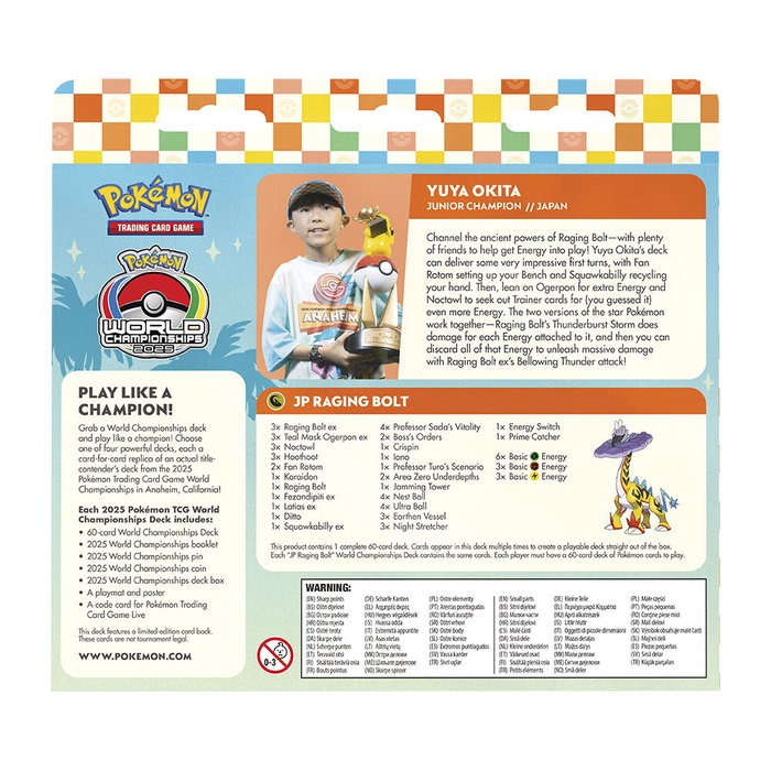 Pokémon TCG World Championship Decks 2025 Mazo Inglés 1