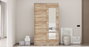 Hanah Home Armario Sonoma Tablero de Partículas Melaminado 16mm 120x207x52cm