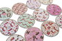 DKD Home Decor Posavasos de Dolomita Perrito Multicolor