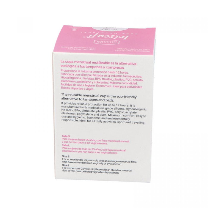 IRISANA Copa Menstrual IRISCUP Talla L Transparente