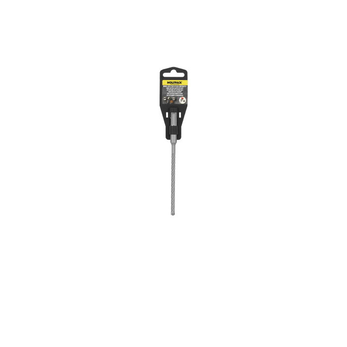 WOLFPACK LINEA PROFESIONAL Broca SDS Plus 8 Filos Cortantes para Hormigón Armado 6 x 160 mm