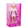 Mattel Muñeca Barbie Deluxe con Chaqueta Vaquera Rosa 32x20x8 cm Edad Mínima 36 Meses