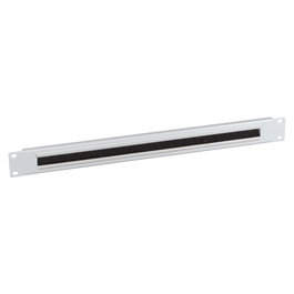 EFB Elektronik 699993NV2 Carril de rack 19 pulg. con pasacables y regleta, Gris claro