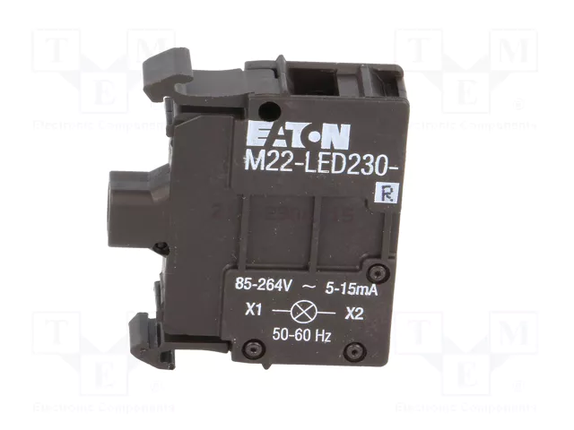 Eaton M22-LED230-R Elemento LED Negro 85-264VAC Eaton M22-LED230-R Elemento LED Negro 85-264VAC