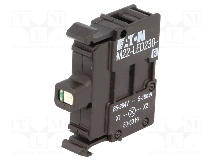 Eaton M22-LED230-R Elemento LED Negro 85-264VAC Eaton M22-LED230-R Elemento LED Negro 85-264VAC