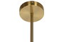 DKD Home Decor Lámpara Techo Moderno Dorado Blanco Metal Cristal 64 x 64 x 64 cm