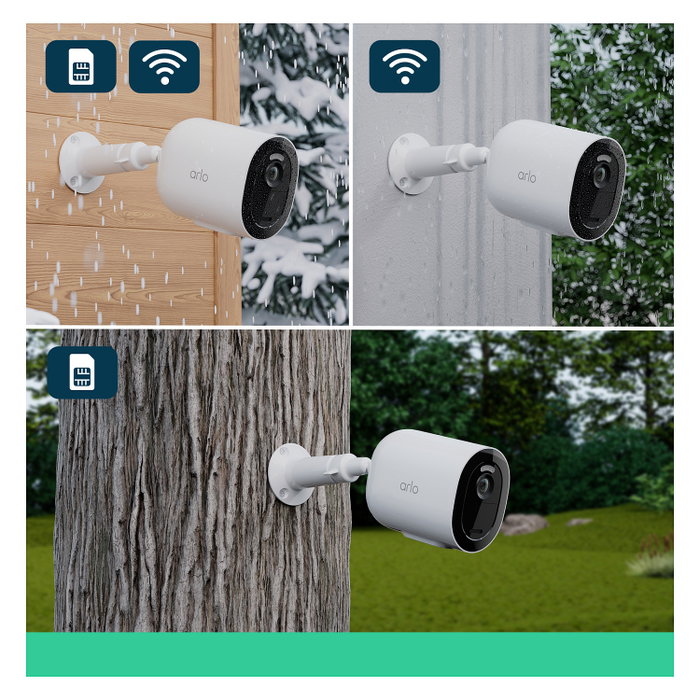 Arlo Go 2 Cámara de Seguridad IP Exterior 4G/Wi-Fi 1080p Blanco