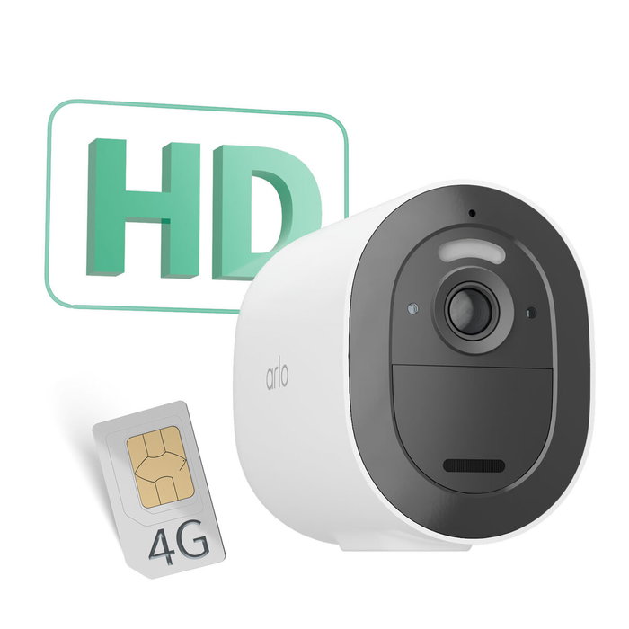 Arlo Go 2 Cámara de Seguridad IP Exterior 4G/Wi-Fi 1080p Blanco