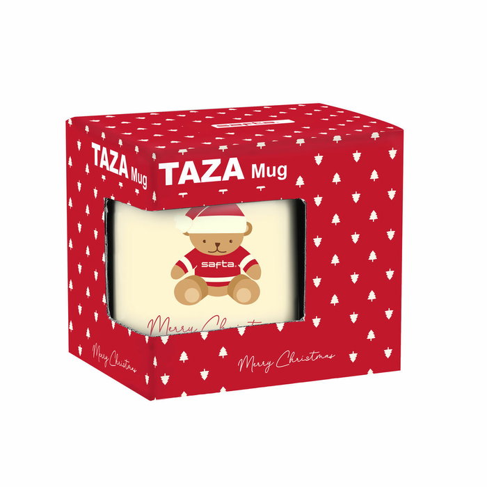 Safta Taza Grande Osito Beige Felices Fiestas Safta Taza Grande Osito Beige Felices Fiestas