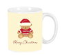 Safta Taza Grande Osito Beige Felices Fiestas 8x9,5x8cm