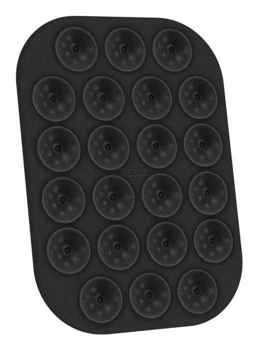 Celly FIXSQUAREBK Soporte Pasivo Universal para Teléfono Móvil/Smartphone con Ventosa - Negro