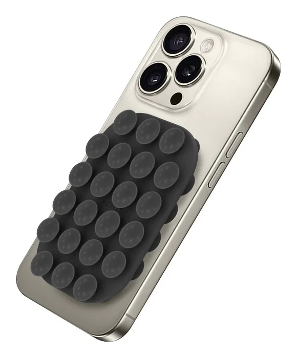 Celly FIXSQUAREBK Soporte Pasivo Universal para Teléfono Móvil/Smartphone con Ventosa - Negro