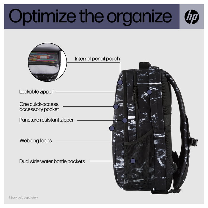 HP Campus XL Marble Stone Backpack HP Campus XL Marble Stone Backpack