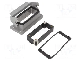 HARTING Carcasa para conectores HDC tamaño 16B IP65 para panel