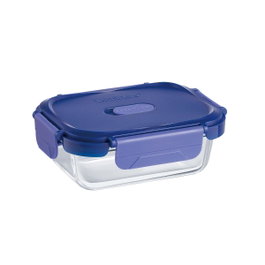 Luminarc Urban Box Recipiente Rectangular Hermético de Vidrio 65 cl
