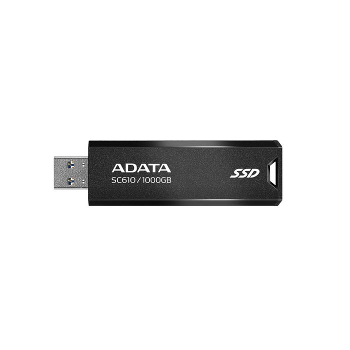 ADATA SC610 - Disco Duro Externo SSD 1TB, USB 3.2 Gen2, Hasta 550 MB/s Lectura, Compatible PC, Mac, Consolas