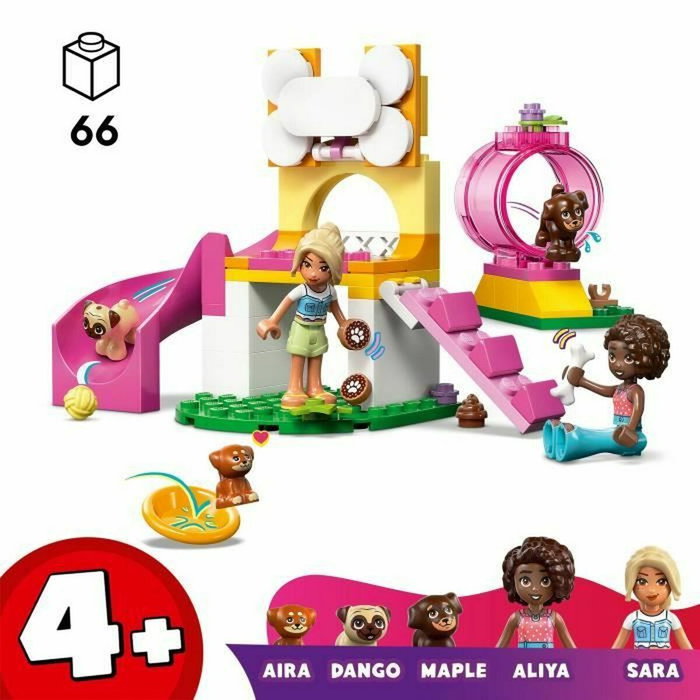 LEGO Friends Parque de Aventuras para Cachorros 42665 con tobogán y figuras de perros de regalo LEGO Friends Parque de Aventuras para Cachorros 42665 con tobogán y figuras de perros de regalo