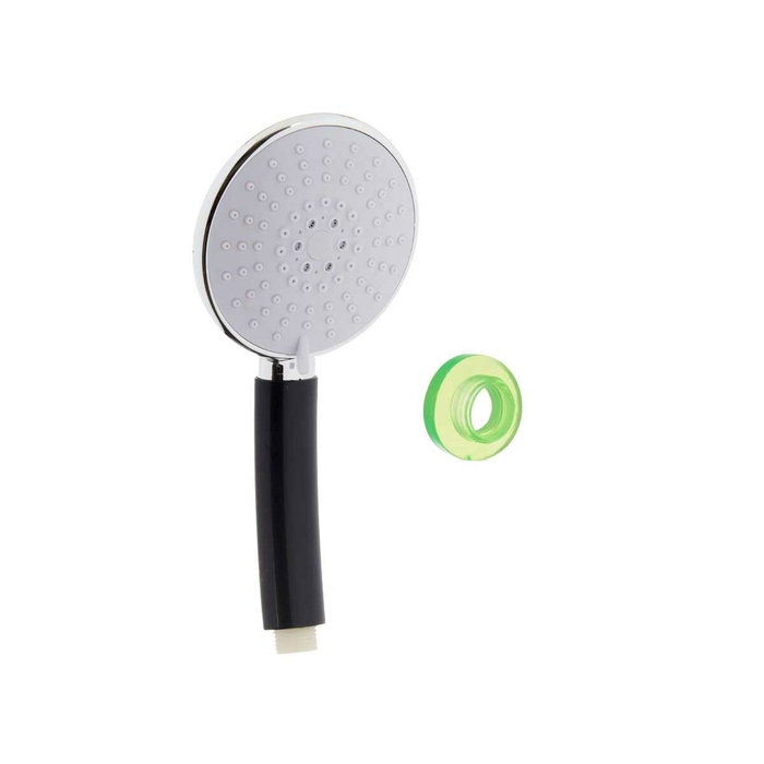 Alcachofa de Ducha Berilo Negro Metal 10,5 x 24 x 5 cm (12 Unidades)