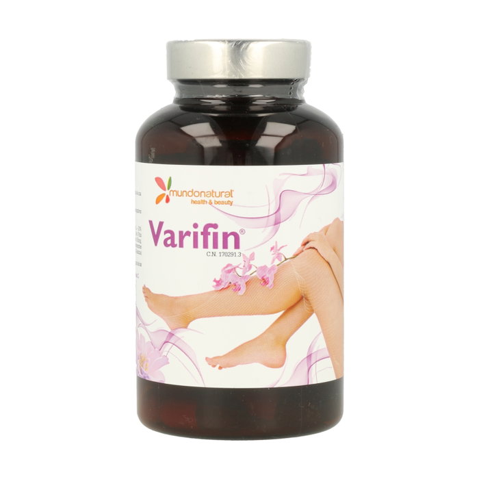 Mundo Natural Varifin 60 Cápsulas 1120mg - Complemento Alimenticio con Plantas, Bioflavonoides y Vitamina C Mundo Natural Varifin 60 Cápsulas 1120mg - Complemento Alimenticio con Plantas, Bioflavonoides y Vitamina C