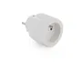 Chacon Mini Toma WiFi On/Off 10A - Programable y Controlable por App My Chacon - Temporizador, Cuenta Atrás, Simulación de Presencia - Blanco - ES