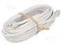 GOOBAY Cable telefónico plano con conectores RJ11 y RJ45 de 6m