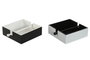 DKD Home Decor Set de Servilleteros MDF y Metal Surtido de Colores
