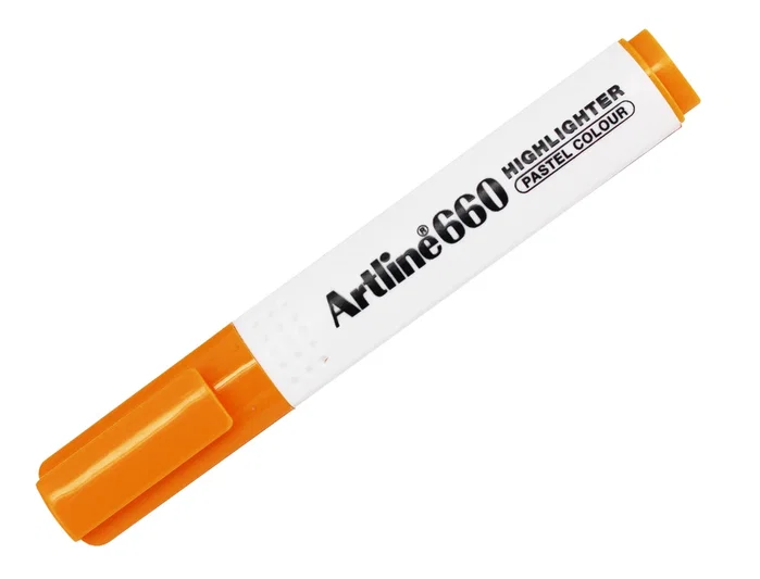 Artline EK-660 Rotulador Fluorescente Naranja Pastel Punta Biselada Trazo 1-5 mm Artline EK-660 Rotulador Fluorescente Naranja Pastel Punta Biselada Trazo 1-5 mm