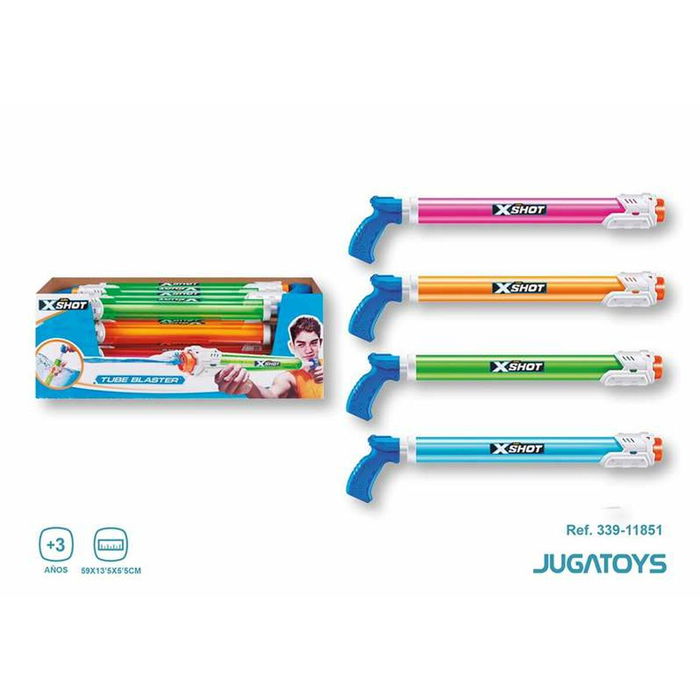 Pistola de Agua Zuru X-Shot Warfare Soaker 59 x 13,5 x 5,5 cm Tubo Pistola de Agua Zuru X-Shot Warfare Soaker 59 x 13,5 x 5,5 cm Tubo